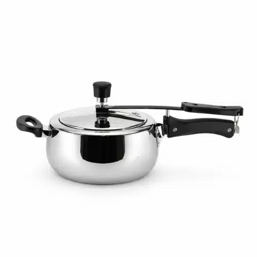 Tri-Ply Stainless Steel Innerlid Belly Pressure Cooker